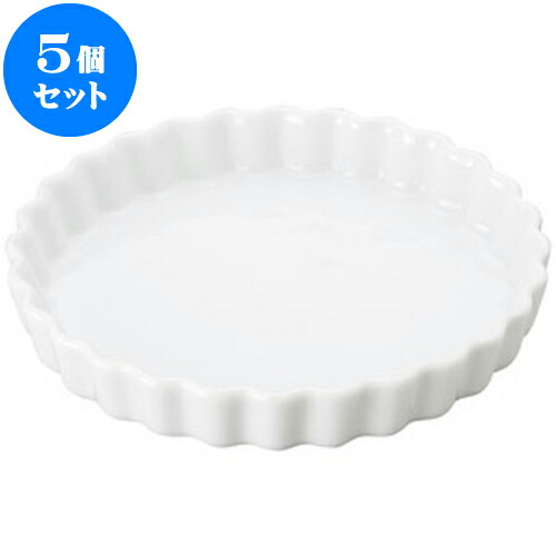 5個セット 洋陶オープン 立菊ベーキング 丸9吋皿 [ 23 x 3.5cm ] | 人気 おすすめ 食器 洋食器 業務用 飲食店 カフェ うつわ 器 おしゃれ かわいい ギフト プレゼント 誕生日 贈答品 食器セット 食器セット｜せともの本舗