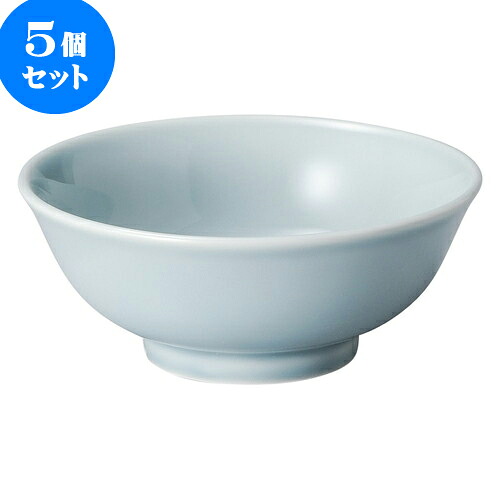 5個セット 中華オープン 青磁 5.8反高台丼 [ 18 x 7.3cm ] | 人気 おすすめ 食器 洋食器 業務用 飲食店 カフェ うつわ 器 おしゃれ かわいい ギフト プレゼント 誕生日 贈答品 食器セット 食器セット