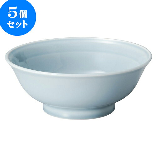 5個セット 中華オープン 青磁 7.5高台丼 [ 23 x 9.2cm ] | 人気 おすすめ 食器 洋食器 業務用 飲食店 カフェ うつわ 器 おしゃれ かわいい ギフト プレゼント 誕生日 贈答品 食器セット 食器セット｜せともの本舗