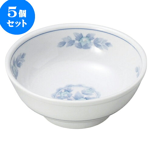 5個セット 中華オープン 三色牡丹 5.0玉丼 [ 15.8 x 6cm ] | 人気 おすすめ 食器 洋食器 業務用 飲食店 カフェ うつわ 器 おしゃれ かわいい ギフト プレゼント 誕生日 贈答品 食器セット 食器セット