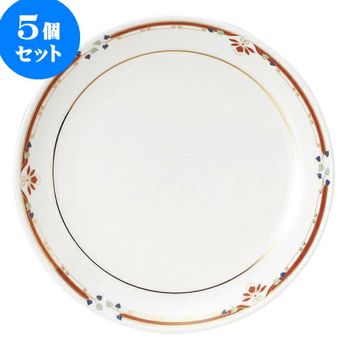 5個セット 中華オープン ニューボン紅華妃 6 1/2吋丸皿 [ 16.5 x 2cm ] | 人気 おすすめ 食器 洋食器 業務用 飲食店 カフェ うつわ 器 おしゃれ かわいい ギフト プレゼント 誕生日 贈答品 食器セット 食器セット｜せともの本舗