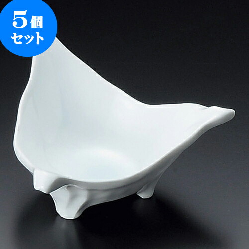 5個セット小鉢 青白磁ちぎり三角小鉢 [ 11.7 x 7cm ] | 小鉢 小 小さい 鉢 ボウル 万能 人気 おすすめ 食器 業務用 飲食店 カフェ うつわ 器 おしゃれ かわいい ギフト プレゼント内祝い 結婚祝い 誕生日 贈り物 贈答品 食器セット