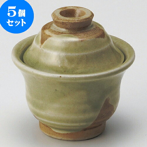 5個セット珍味 灰釉流し反蓋付珍味 [ 6 x 6.3cm ] | 珍味 小付け 小鉢 小皿 お漬物 薬味入れ おすすめ 人気 食器 業務用 飲食店 カフェ うつわ 器 おしゃれ かわいい お洒落 可愛い ギフト プレゼント 引き出物 内祝い 結婚祝い 誕生日 贈り物 贈答品 食器セット