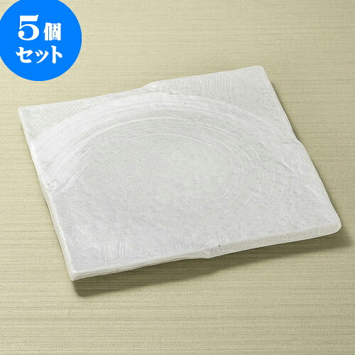5個セット 正角皿 ゴーカイ白（大）正角皿 [ 24 x 24 x 1.7cm ] | 角 角皿 スクエア 食器 業務用 飲食店 カフェ うつわ 器 おしゃれ かわいい ギフト プレゼント 引き出物 内祝い 結婚祝い 誕生日 贈り物 贈答品 おすすめ 食器セット｜せともの本舗 25,967円