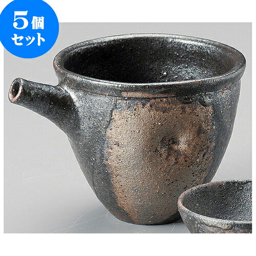 5個セット 冷酒器 黒窯変片口注器（信楽焼） [ 13.5 x 9.5 x 8.5cm 260 ] | 冷酒 お酒 日本酒 徳利 酒器 きき酒 バー bar 晩酌 人気 おすすめ 食器 業務用 飲食店 カフェ うつわ 器 おしゃれ かわいい ギフト プレゼント 引き出物 誕生日 贈り物 贈答品 食器セット 16,940円