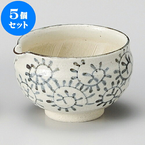 5個セット すり鉢 たこ唐草片口すり鉢5.0丼 [ 15.5 x 14 x 9.8cm ] | 人気 おすすめ 食器 洋食器 業務用 飲食店 カフェ うつわ 器 おしゃれ かわいい ギフト プレゼント 誕生日 贈答品 食器セット 食器セット