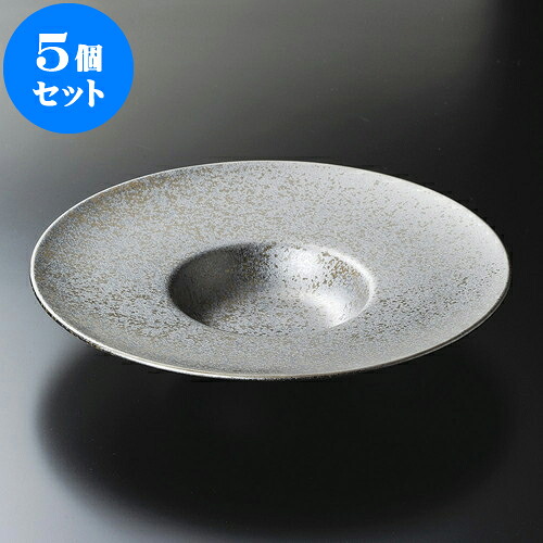 5個セット 麺皿 銀鉱26cm平型スープ [ 26 x 5.2cm ] | そば 蕎麦 めん 麺おすすめ 人気 食器 業務用 飲食店 カフェ うつわ 器 おしゃれ かわいい お洒落 可愛い ギフト プレゼント 引き出物 内祝い 結婚祝い 誕生日 贈り物 贈答品 食器セット