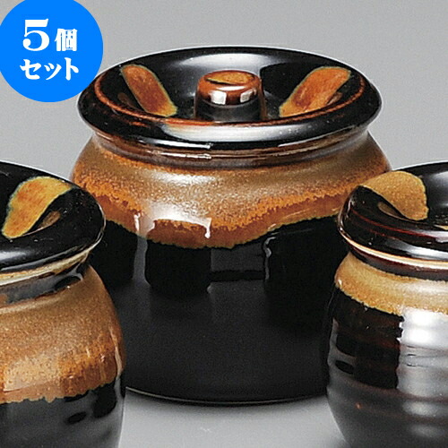 5個仕掛ける カメ 天目3号カメ [ 10.5 x 10糎 600竓 ] | つぼ 壺 壷 甕 香辛料入 漬物 七味 卓上生産品 カスター 瀬戸もの せともの 瀬戸もの お役目用 瀬戸もの 飲食店 はたご屋 食べ物屋 今めかしい 好いたらしい 室内装飾 好いたらしい 今めかしい 着飾る 差し上げ物 差し上げ物 目の前屋 差し上げ物 内祝い