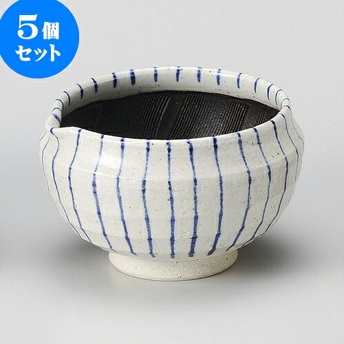 5個セット すり鉢 呉須十草片口丸4.5スリ鉢 [ 13.3 x 8.5cm ] | 人気 おすすめ 食器 洋食器 業務用 飲食店 カフェ うつわ 器 おしゃれ かわいい ギフト プレゼント 誕生日 贈答品 食器セット 食器セット 11,483円