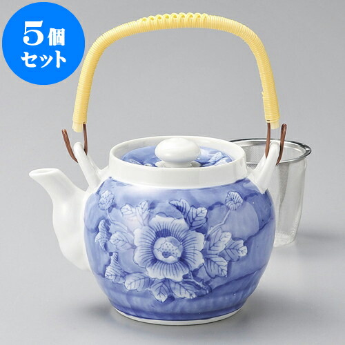 最新情報 楽天市場 5個セット 土瓶 ダミ牡丹6号土瓶 1 000ｃｃ ポット 急須 土瓶 お茶 大きい 一服 まったり 人気 おすすめ 食器 業務用 飲食店 カフェ うつわ 器 おしゃれ かわいい ギフト プレゼント 引き出物 誕生日 贈り物 贈答品 せともの本舗 手数料安い