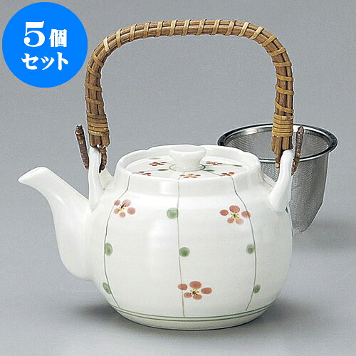 5個仕掛ける 土瓶 十草梅土瓶 [ 12 x 10糎 650竓 ] | ポット 急須 土瓶 茶の葉 気が大きい 薬の１回分 まったり 一般受け おすすめ 食器 御役目用 飲食店 喫茶店 うつわ 器 今めかしい 愛くるしげ 差し上げ物 差し上げ物 差し上げ物 生まれ落ちる日 差し上げ物 差しあげる品 食器仕掛ける
