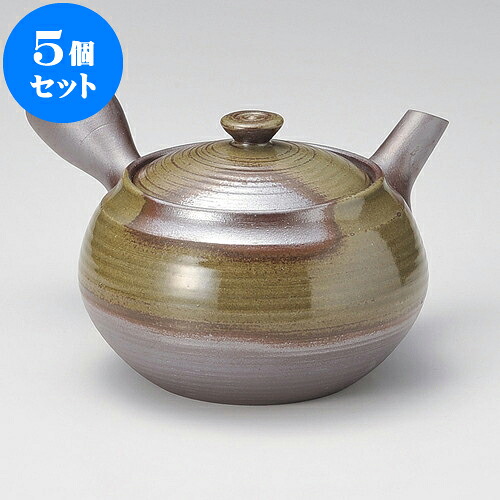 5個仕かける 急須 生生世世急須3.0栗形灰釉（まるっと網）（萬古焼）560竓 ] | ポット 急須 きゅうす 土瓶 茶の葉 薬の１回分 まったり 一般受け おすすめ 食器 お勤め用 飲食店 喫茶店 うつわ 器 格好のいい 愛くるしい 差し上げ物 差し上げ物 差し上げ物 生まれ落ちる日 差し上げ物 譲りわたす品 食器仕かける 急須-コーヒー・お茶用品