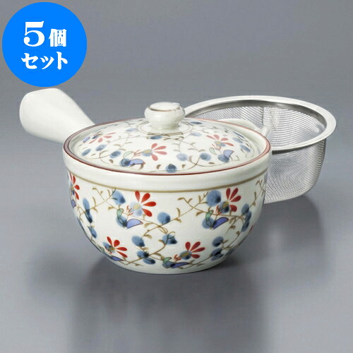 5個仕かける 急須 錦被子植物U付雀口中急須（有田焼）10.5 x 8珊 200竓 ] | ポット 急須 きゅうす 土瓶 茶の葉 薬の１回分 まったり 一般受け おすすめ 食器 お勤め用 飲食店 喫茶店 うつわ 器 格好のいい 愛くるしい 差し上げ物 差し上げ物 差し上げ物 生まれ落ちる日 差し上げ物 譲りわたす品 食器仕かける 急須-茶道具・湯呑・急須