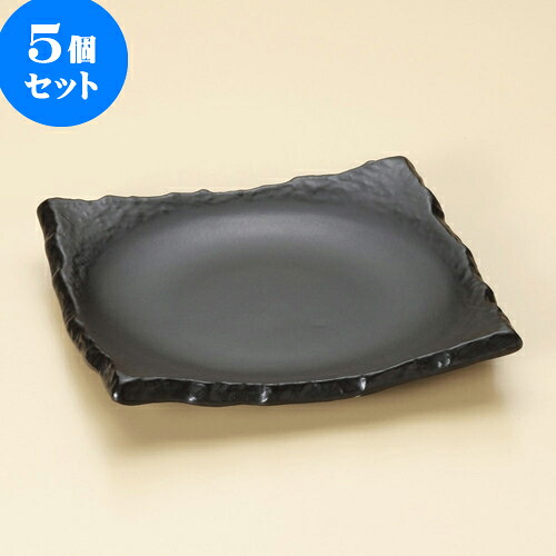 5個セット 陶板 石目正角陶板身丈（大） [ 19.9 x 19.4 x 3.3cm ] | 人気 おすすめ 食器 洋食器 業務用 飲食店 カフェ うつわ 器 おしゃれ かわいい ギフト プレゼント 誕生日 贈答品 食器セット 食器セット｜せともの本舗