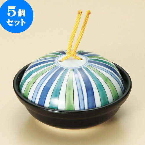 5個セット 陶板 会席鍋十草模様（小）（蓋強化） [ 14.2 x 7cm ] | 人気 おすすめ 食器 洋食器 業務用 飲食店 カフェ うつわ 器 おしゃれ かわいい ギフト プレゼント 誕生日 贈答品 食器セット 食器セット｜せともの本舗