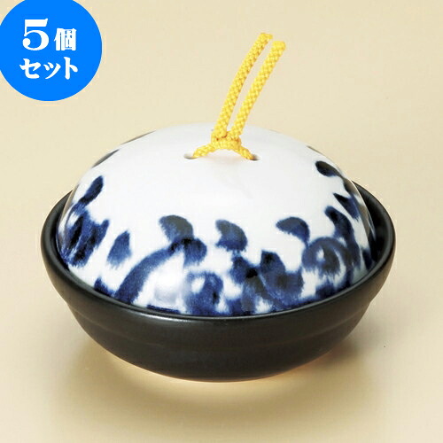 5個セット 会席鍋 染付タコ唐草会席鍋（中） [ 15 x 8cm ] | 人気 おすすめ 食器 洋食器 業務用 飲食店 カフェ うつわ 器 おしゃれ かわいい ギフト プレゼント 誕生日 贈答品 食器セット 食器セット｜せともの本舗 20,257円