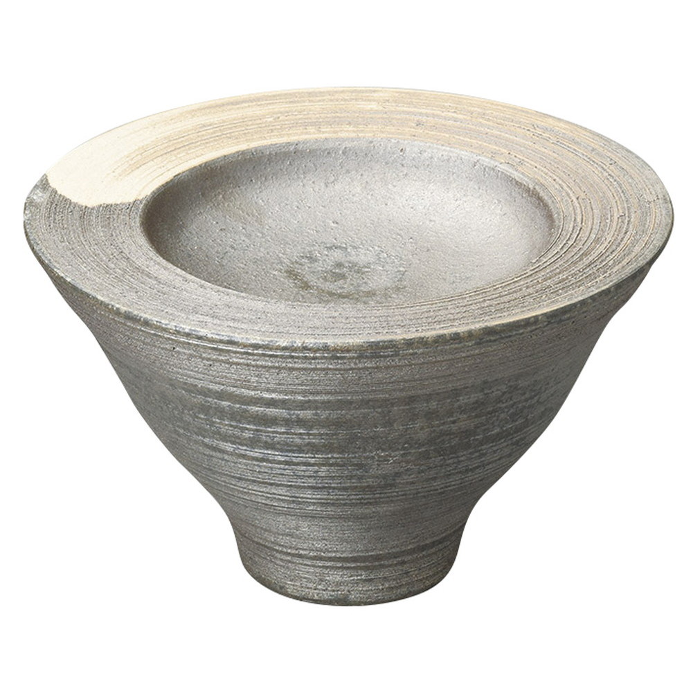 黒窯変刷毛目7.4高台皿(信楽焼) [ 22.4 x 13.2cm 1330g ] | 和食器 鉢 小鉢 ボウル 浅鉢 料亭 ホテル 食器 業務用 飲食店 カフェ うつわ 器 おしゃれ かわいい ギフト プレゼント 内祝い 誕生日 贈り物 贈答品 おすすめ｜せともの本舗 14,774円