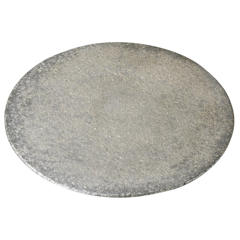 黒窯変5.5高台皿(信楽焼) [ 18 x 3.2cm 700g ] [ 中皿 ] | 飲食店 和食 旅館 料亭 ホテル 業務用