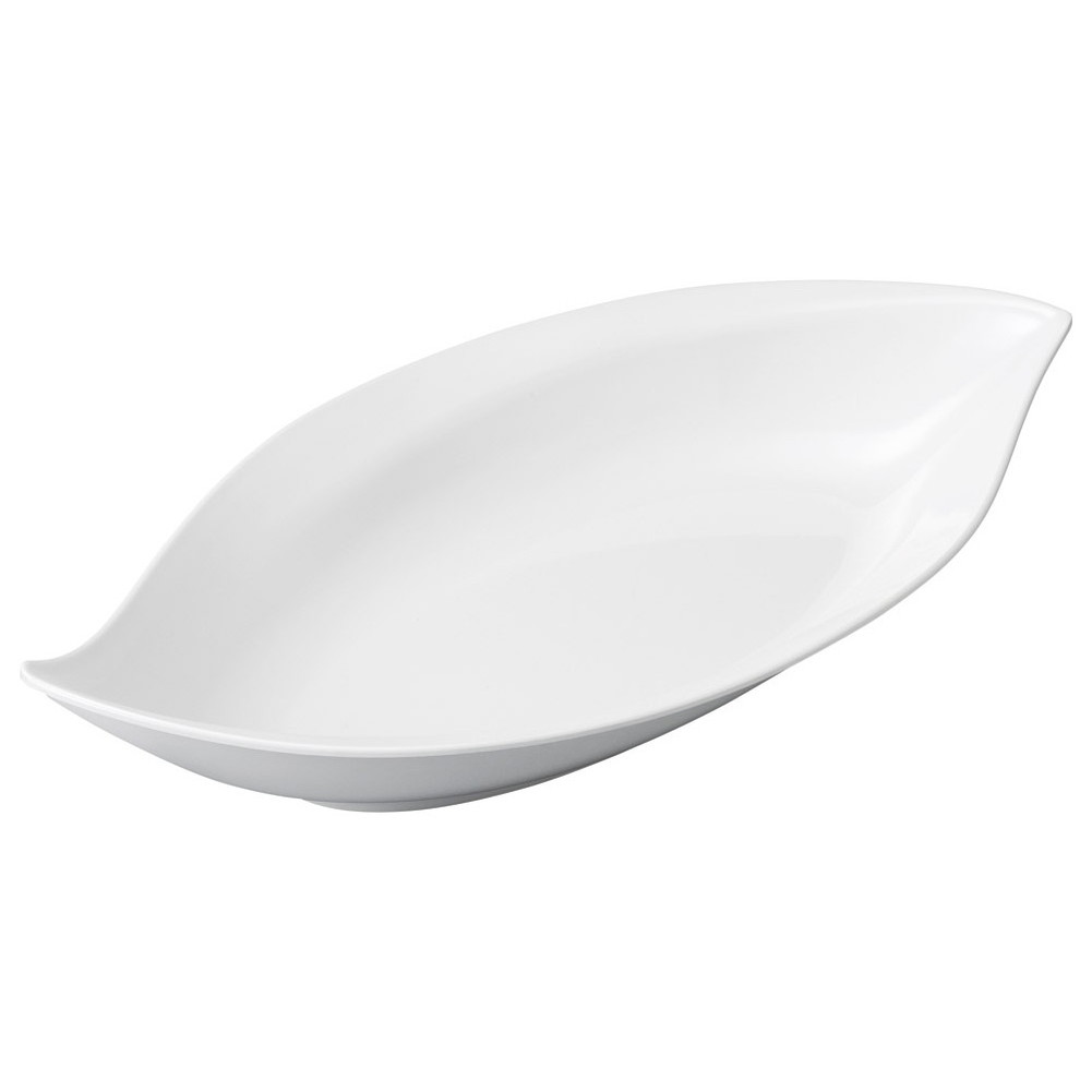 (Ｍ)52cm大葉盛鉢 [ 51.7 x 28.3 x 8.5cm ] | 大鉢 プレート パーティ 人気 おすすめ 食器 洋食器 業務用 飲食店 カフェ うつわ 器 おしゃれ かわいい ギフト プレゼント 引き出物 誕生日 贈り物 贈答品 自宅用 大きい｜せともの本舗