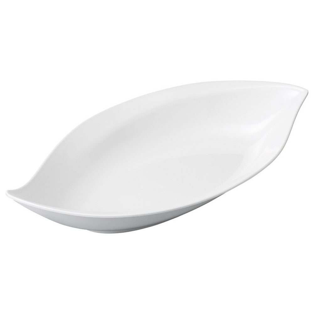 (Ｍ)50cm大葉盛鉢 [ 50 x 24 x 6cm ] | 大鉢 プレート パーティ 人気 おすすめ 食器 洋食器 業務用 飲食店 カフェ うつわ 器 おしゃれ かわいい ギフト プレゼント 引き出物 誕生日 贈り物 贈答品 自宅用 大きい