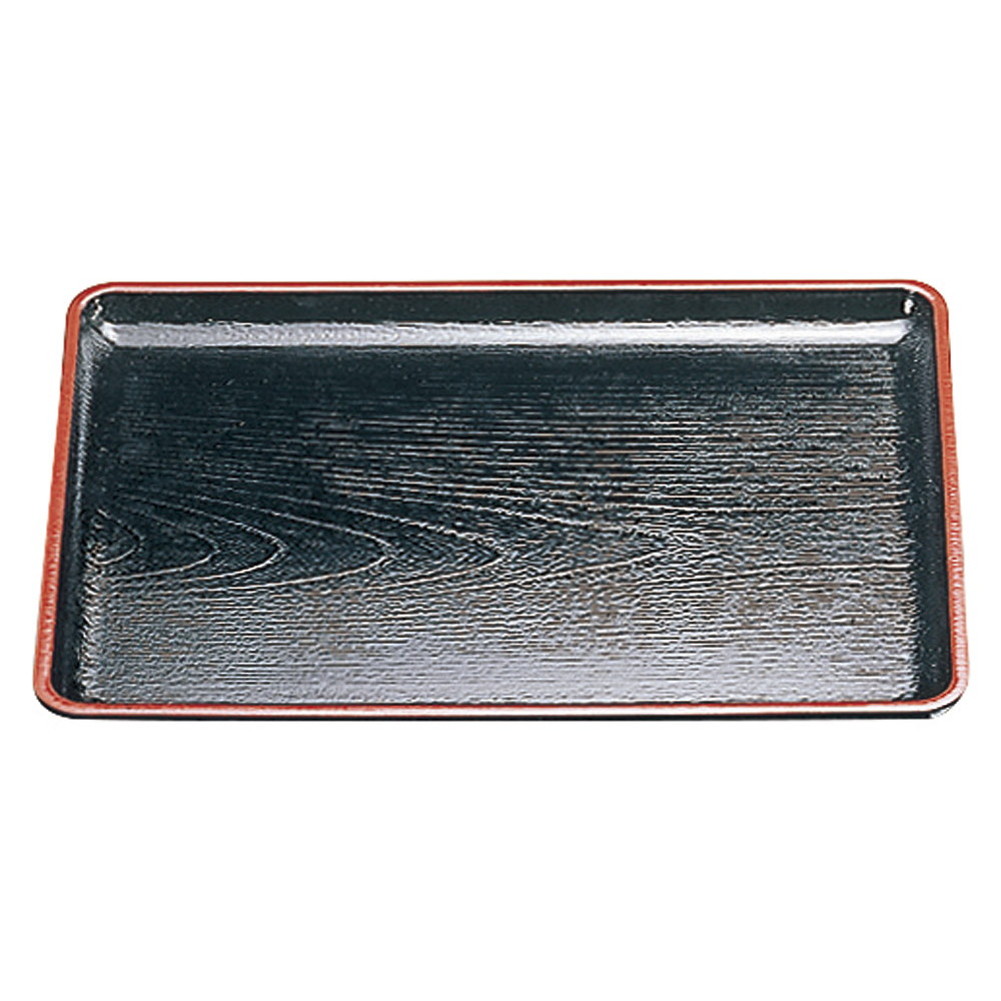 (TA)耐熱ケヤキ会席盆 黒天朱SL尺6寸 [ 48.5 x 33 x 2cm ] [ お盆 ] | お盆 トレー トレイ おぼん 食器 業務用 配膳 プレゼント ギフト 結婚祝い 引き出物 内祝い 開店祝い 退職祝い せともの 瀬戸物 贈答品 贈り物 人気 通販