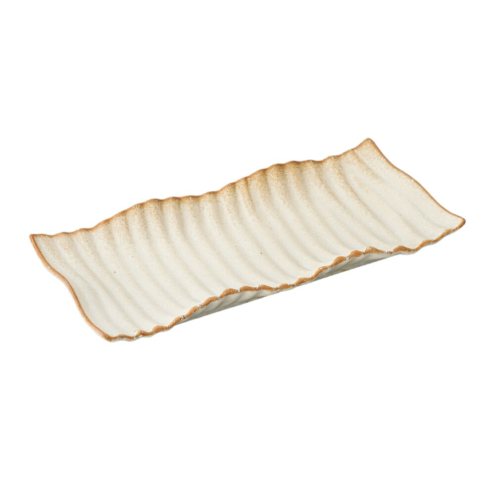 盛皿 芳萩折衷３１cm長盛皿 [31.5×15×3.3cm] | SNS インスタ映え おしゃれ かわいい かっこいい カフェ 和カフェ おうちカフェ 器 食器 和食器 洋食器 業務用 贈答 プレゼント ギフト シンプル モダン お祝い セット