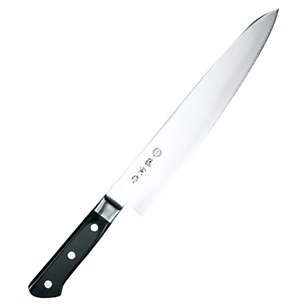 包丁・ナイフ・砥石 藤寅作割込口金付牛刀 [27cm] | 包丁 厨房 料理店 業務用 調理用品｜せともの本舗