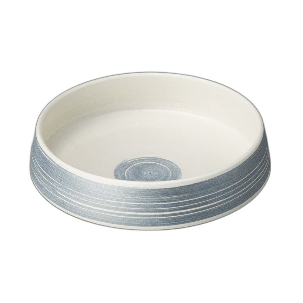 ゴス毛はらい目銀彩巻４.５寸丸小向付（有田焼）[14.1x5糎]|食器 和食器 今めかしい 差し上げ物 差し上げ物 住まい用 差し上げ物