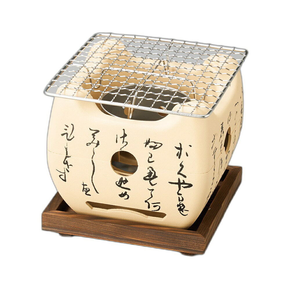 いろはコンロ書き割り（大）（白）[15.8x15.8x15.5珊]|食器 和食器 今めかしい 差し上げ物 差し上げ物 住み処用 差し上げ物