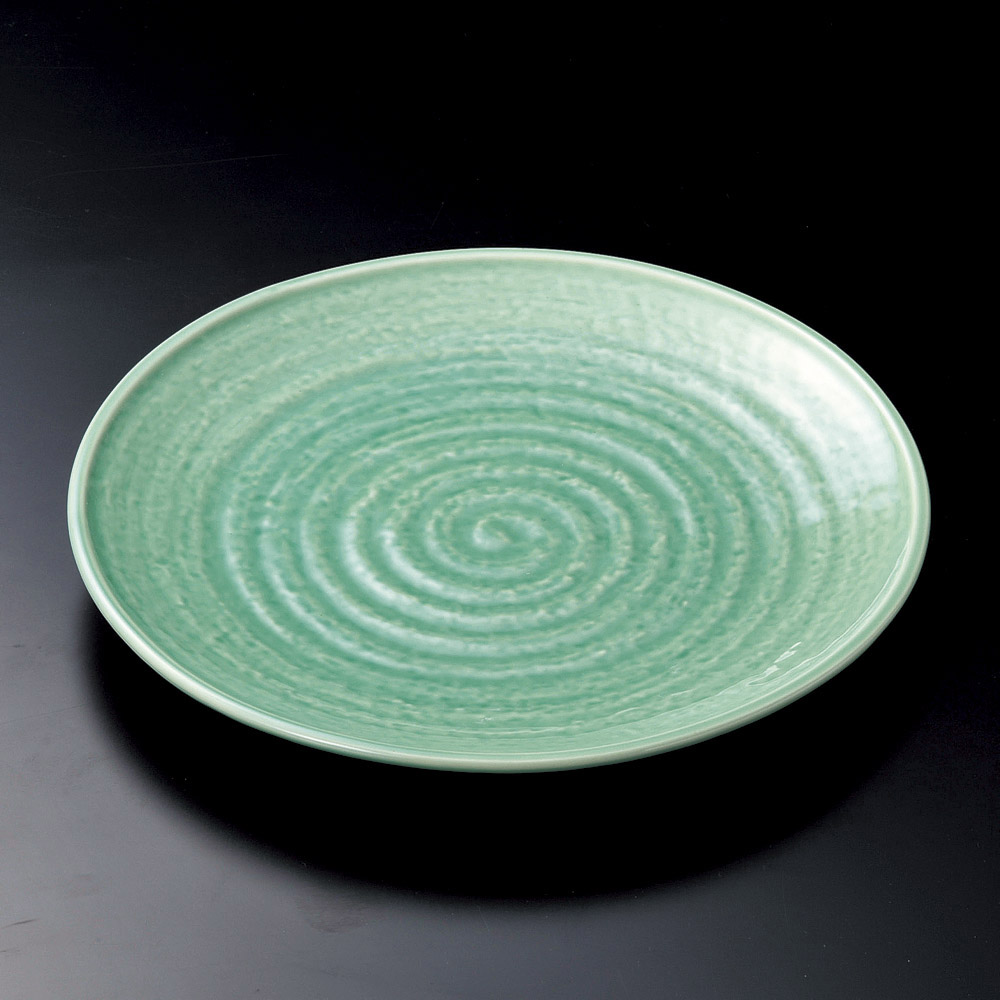萬古焼大皿 トルコ10号丸皿（萬古焼） [ 30.3 x 3.3cm ] | 大きい お皿 大皿 盛り皿 盛皿 人気 おすすめ パスタ皿 パーティー 食器 業務用 飲食店 カフェ うつわ 器 ギフト プレゼント誕生日 贈り物 贈答品 おしゃれ かわいい