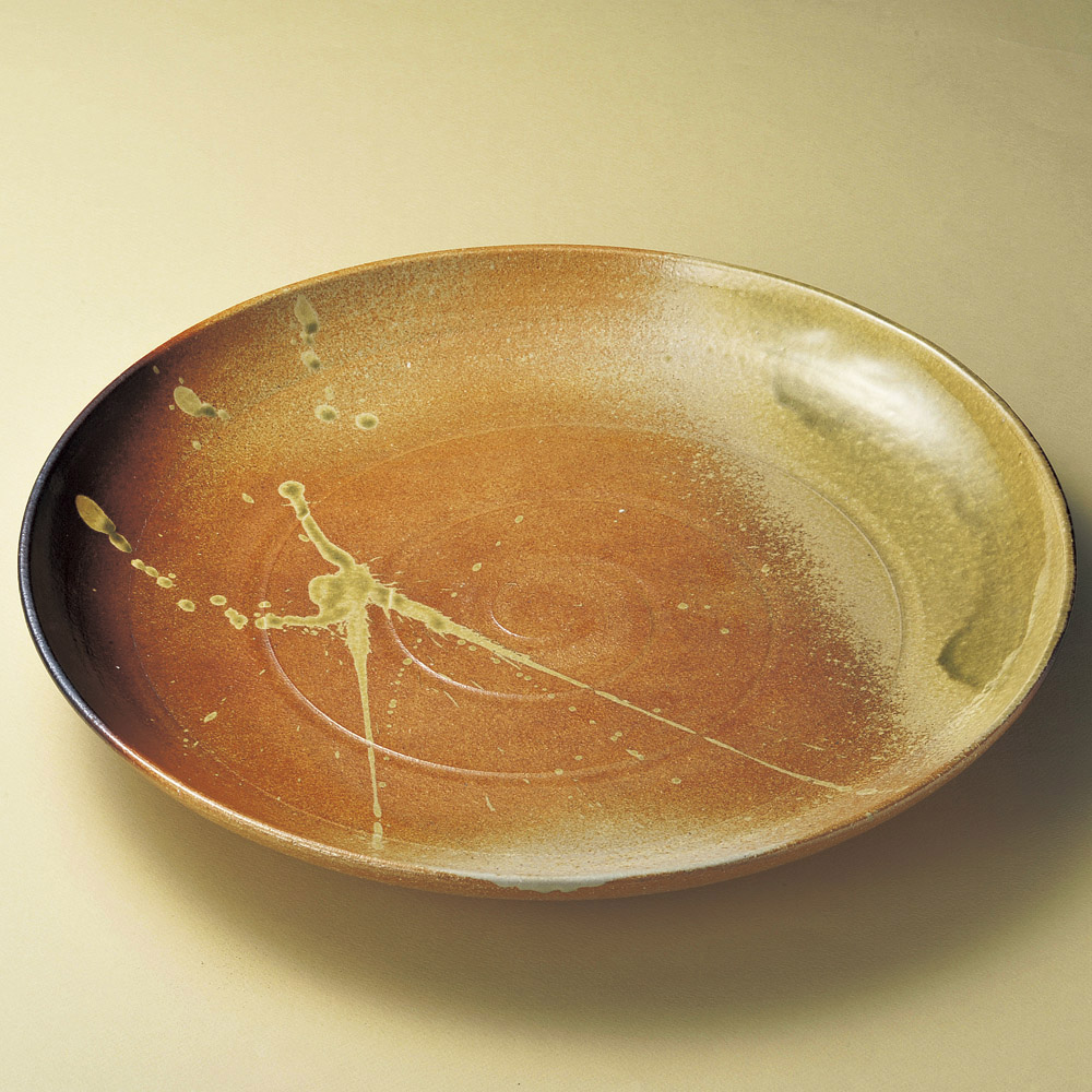 楽天市場】3個セット盛皿 古信楽12.0丸皿（信楽焼） [ 37 x 4.2cm