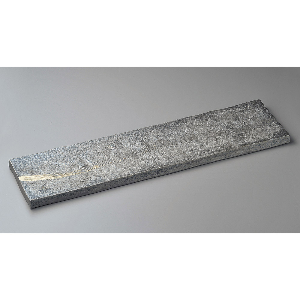 細長皿 黒窯変クシ目27.0長角大皿(信楽焼) [ 81.5 x 20 x 3cm ] | 和皿 焼き物 焼物 串皿 食器 業務用 飲食店 カフェ うつわ 器 おしゃれ かわいい お洒落 可愛い ギフト プレゼント 引き出物 内祝い 結婚祝い 誕生日 贈り物 贈答品 人気 おすすめ