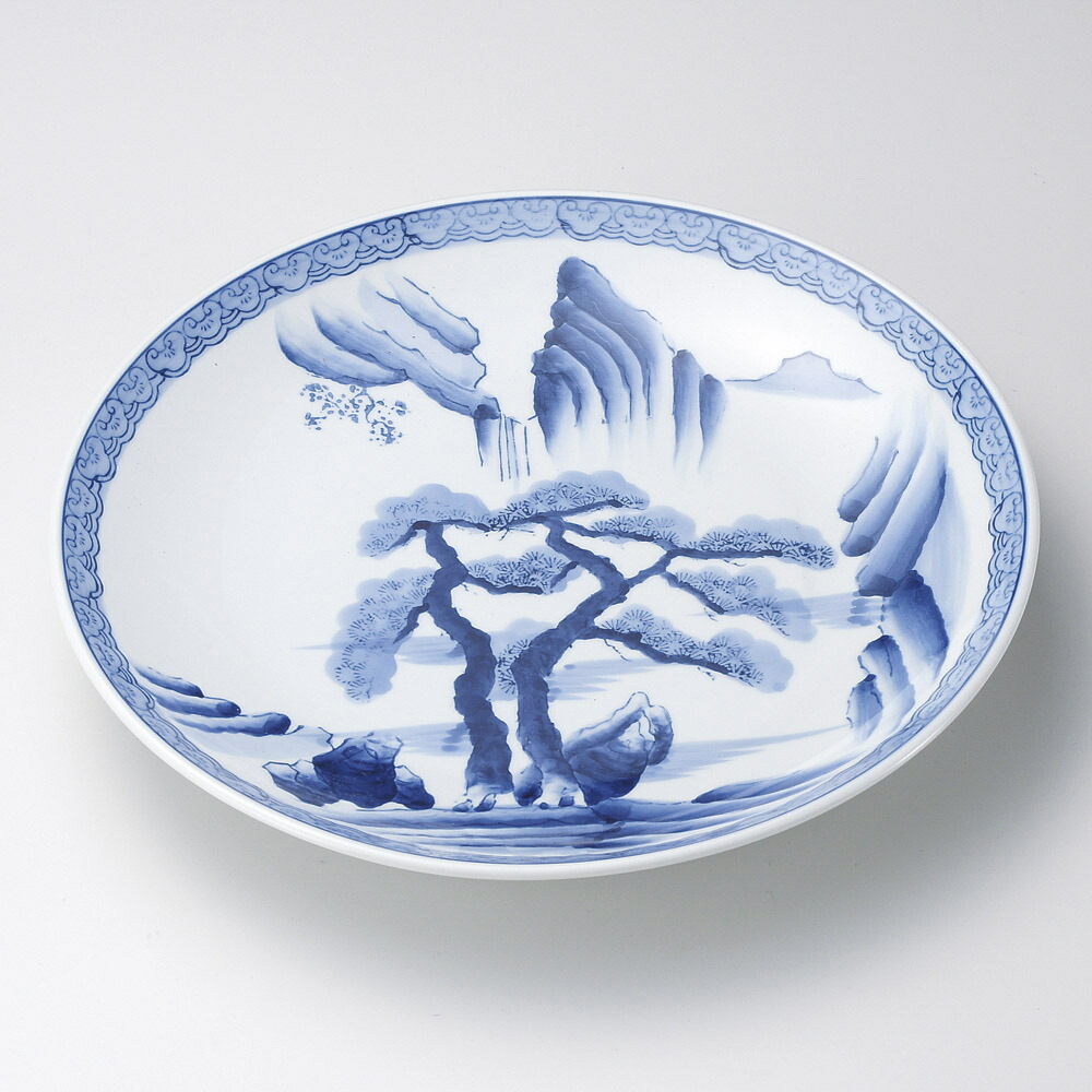 楽天市場】有田焼大皿 山水15号皿（有田焼） [ 46 x 7cm ] 【料亭 旅館