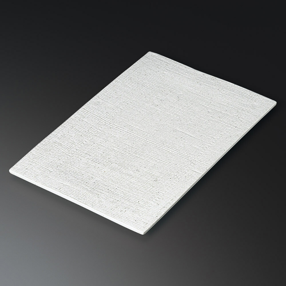 長角皿 白砂仁 寿司皿 [ 30.6 x 20 x 1.5cm ] | 角 角皿 スクエア 食器 業務用 飲食店 カフェ うつわ 器 おしゃれ かわいい ギフト プレゼント 引き出物 内祝い 結婚祝い 誕生日 贈り物 贈答品 おすすめ