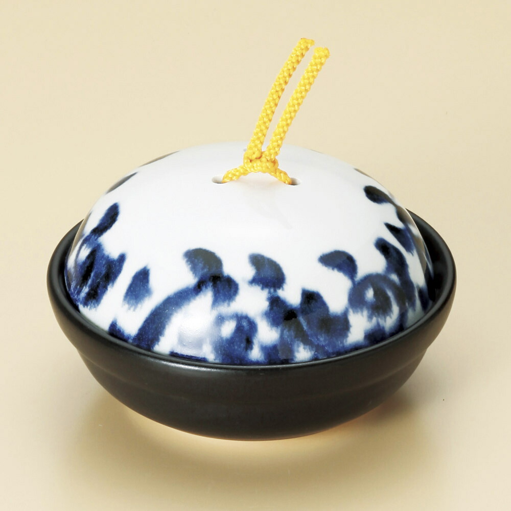 会席鍋 染付タコ唐草会席鍋（大） [ 15.8 x 8.6cm ] 【料亭 旅館 和食器 飲食店 業務用】