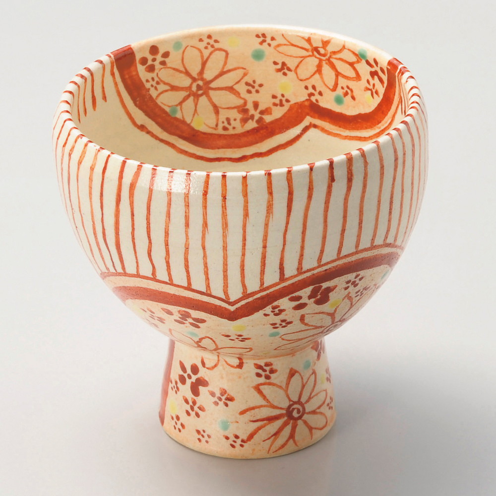 ☆ 高台小鉢 ☆ 赤絵小町 手挽き高台3.6鉢 [ φ11 x 10.5cm ] | 小鉢 小 小さい 鉢 ボウル 万能 人気 おすすめ 食器 業務用 飲食店 カフェ うつわ 器 おしゃれ かわいい ギフト プレゼント内祝い 結婚祝い 誕生日 贈り物 贈答品