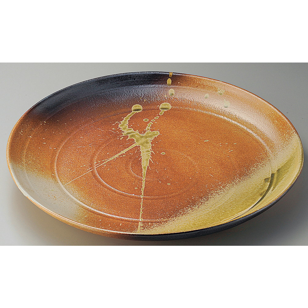 ☆ 丸大皿 ☆ 古信楽16.0丸皿 [ φ50.8 x 6.3cm ] | 大きい お皿 大皿 盛り皿 盛皿 人気 おすすめ パスタ皿 パーティー 食器 業務用 飲食店 カフェ うつわ 器 ギフト プレゼント誕生日 贈り物 贈答品 おしゃれ かわいい