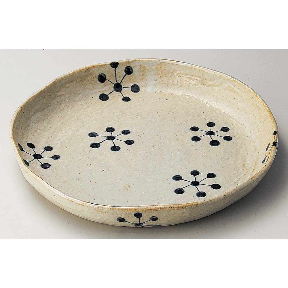☆ 丸大皿 ☆ 藍染9.0丸皿 [ φ28 x 8.5cm ] | 大きい お皿 大皿 盛り皿 盛皿 人気 おすすめ パスタ皿 パーティー 食器 業務用 飲食店 カフェ うつわ 器 ギフト プレゼント誕生日 贈り物 贈答品 おしゃれ かわいい