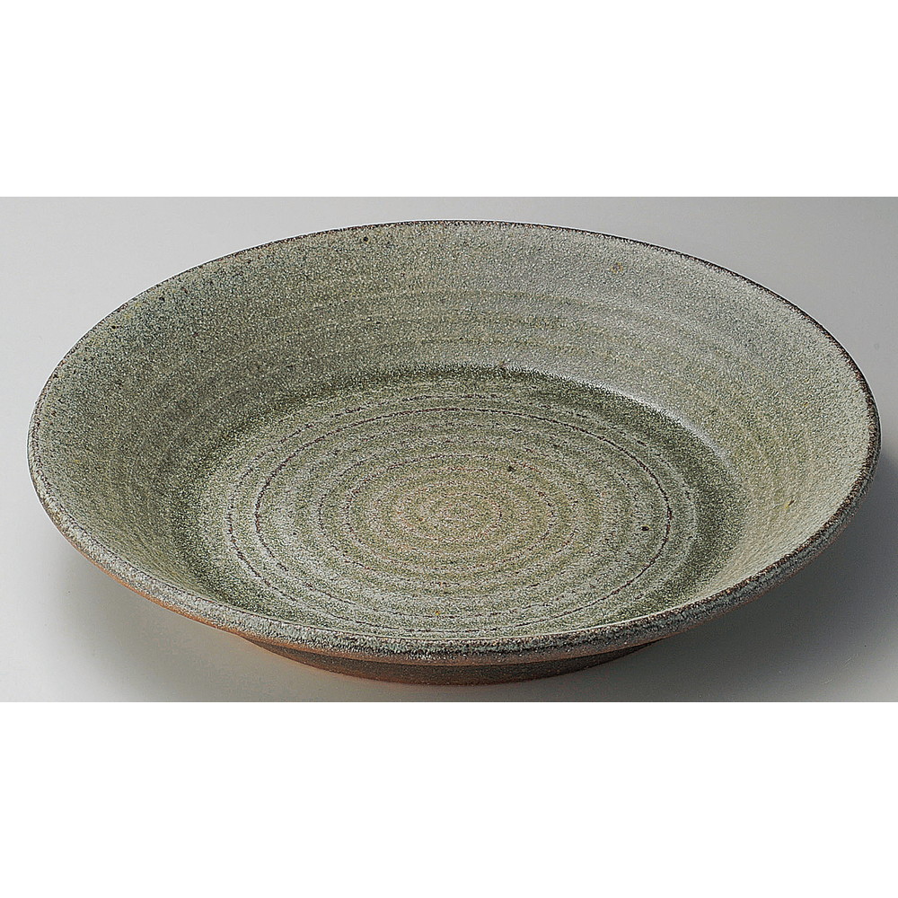☆ 丸大皿 ☆ 古窯13.0皿鉢 [ φ39 x 6cm ] | 鉢 パスタ皿 盛り鉢 ボウル 大きい おすすめ 食器 業務用 飲食店 カフェ うつわ 器 ギフト プレゼント 内祝い 結婚祝い 誕生日 贈り物 贈答品 おしゃれ かわいい｜せともの本舗
