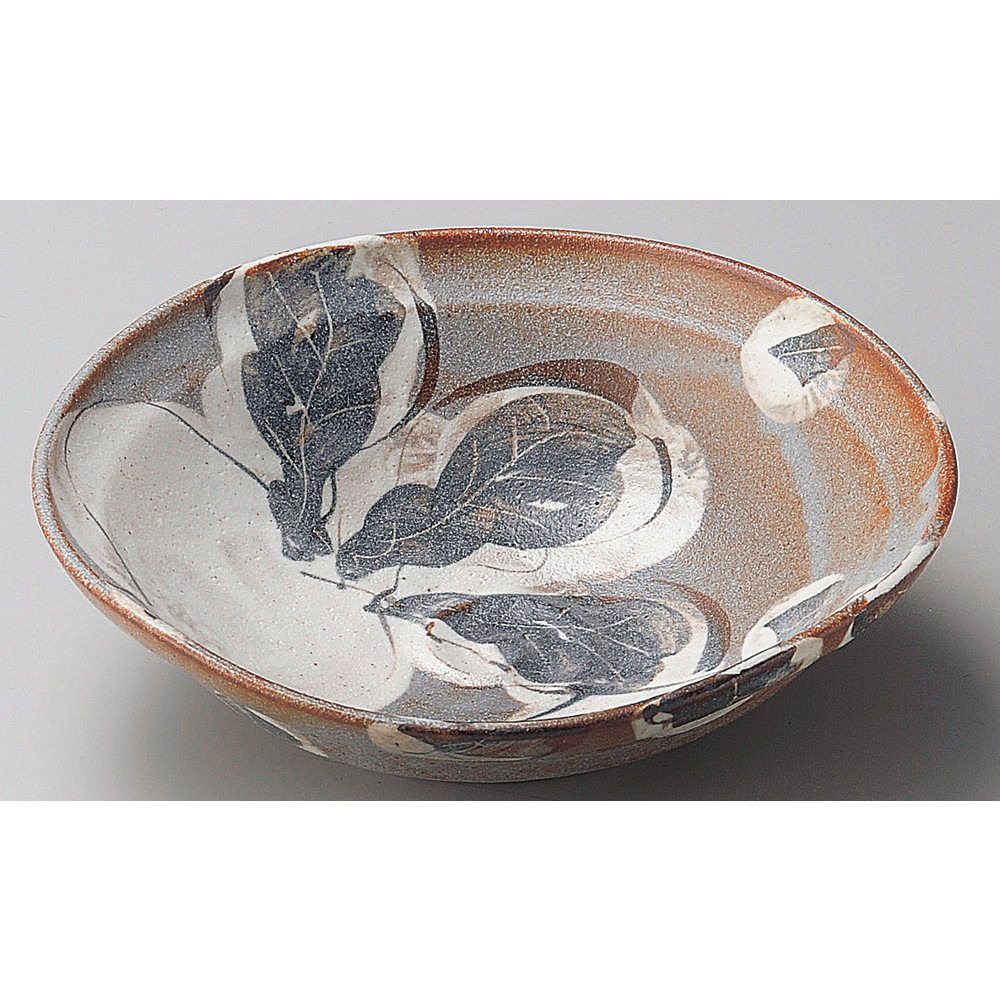 ☆ 変形中皿 ☆ 鼠志野カブ平鉢 [ 20.8 x 20.2 x 6.2cm ] | 中鉢 盛鉢 取り鉢 ボウル 中 おすすめ 人気 食器 業務用 飲食店 カフェ うつわ 器 おしゃれ かわいい お洒落 ギフト プレゼント 引き出物 内祝い 結婚祝い 誕生日 贈り物 贈答品