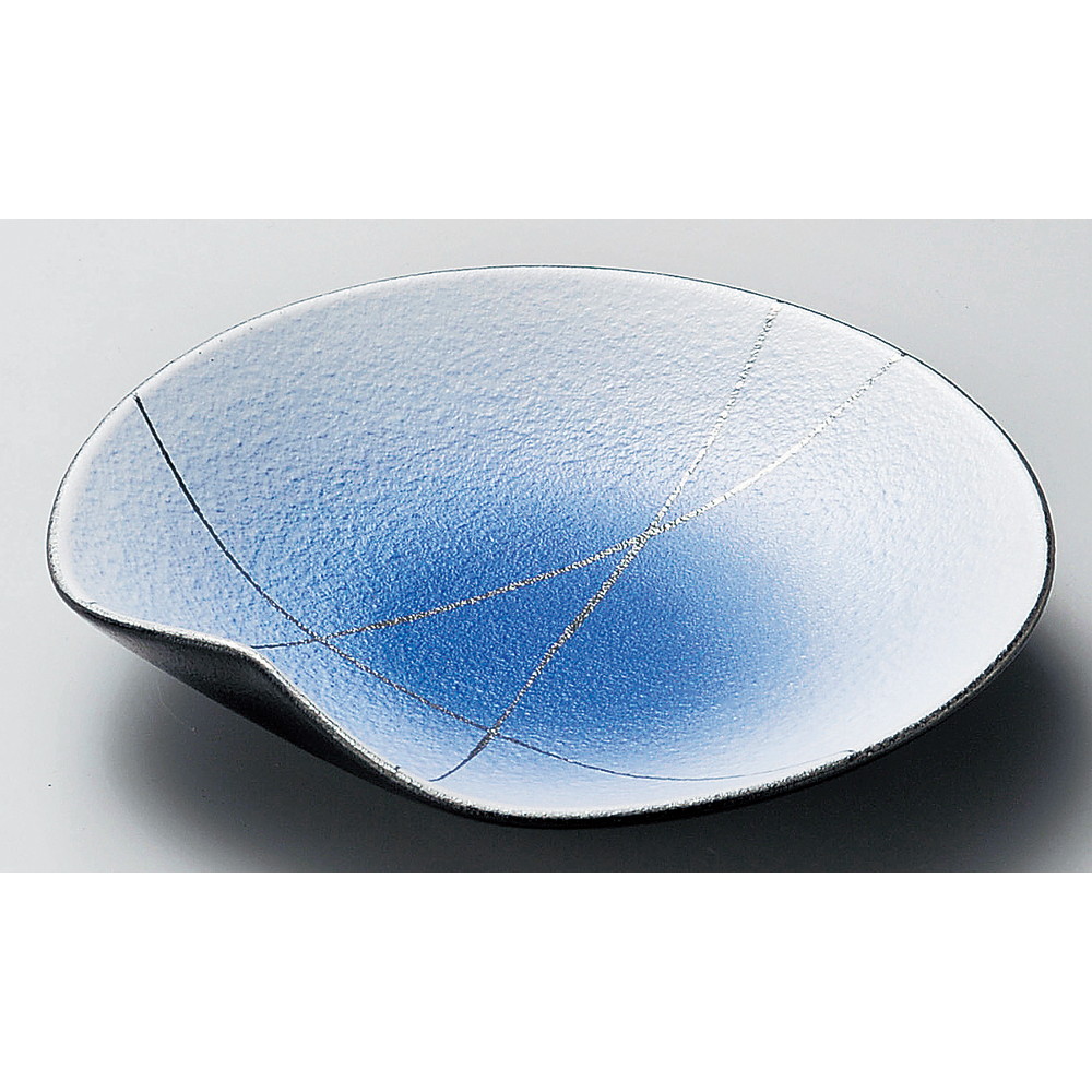 ☆ 取皿 ☆ コバルト銀彩5.0皿 [ 15.7 x 2.8cm ] | 取り皿 フルーツ皿 菓子皿 食器 業務用 飲食店 カフェ うつわ 器 おしゃれ かわいい お洒落 可愛いギフト プレゼント 引き出物 内祝い 結婚祝い 誕生日 贈り物 贈答品 おすすめ 人気