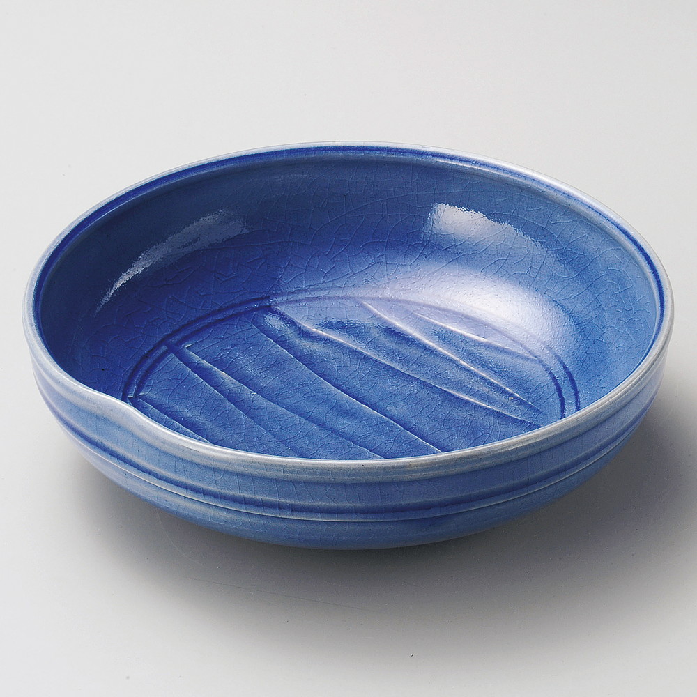 ☆ 盛鉢 ☆ 青釉ソギ盛皿 [ 24.5 x 7cm ] | 盛り鉢 盛鉢 万能 取り鉢 おすすめ 食器 業務用 飲食店 カフェ うつわ 器 おしゃれ かわいい お洒落 可愛い おしゃれ かわいい お洒落 可愛い
