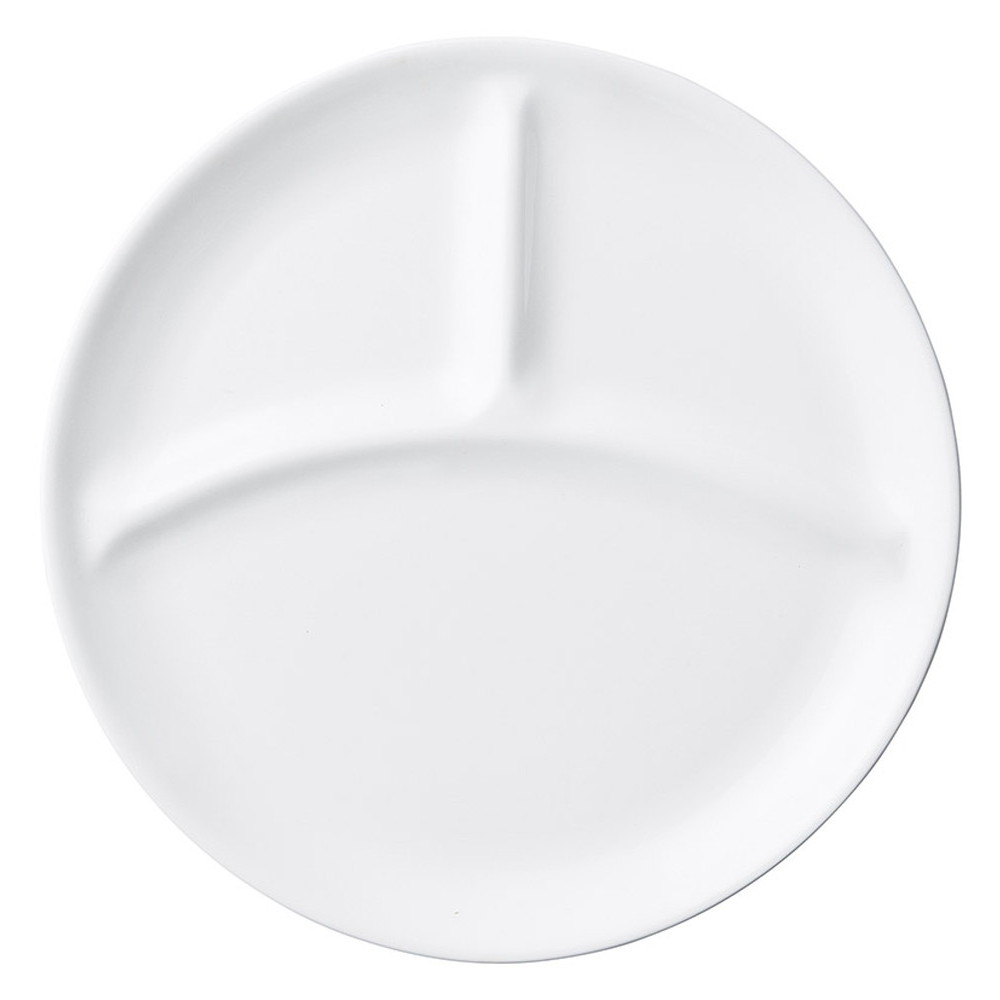 ☆ モダンスタイル ☆ 軽量強化ランチプレート [ φ24.5 x 2.2cm ] 【 ホテル レストラン 洋食器 飲食店 業務用 おしゃれ 】