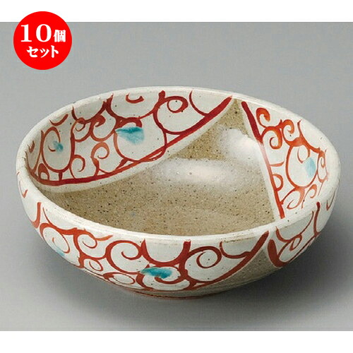 10個セット☆ 向付 ☆ 赤絵唐草5.0丸鉢 [ 153 x 58mm ] | 和食器 鉢 小鉢 ボウル 浅鉢 料亭 ホテル 食器 業務用 飲食店 カフェ うつわ 器 おしゃれ かわいい ギフト プレゼント 内祝い 誕生日 贈り物 贈答品 おすすめ 食器セット