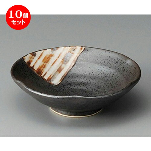 10個セット☆ 小鉢 ☆ 黒伊賀風十草平小鉢 [ 136 x 43mm ] | 小鉢 小 小さい 鉢 ボウル 万能 人気 おすすめ 食器 業務用 飲食店 カフェ うつわ 器 おしゃれ かわいい ギフト プレゼント内祝い 結婚祝い 誕生日 贈り物 贈答品 食器セット