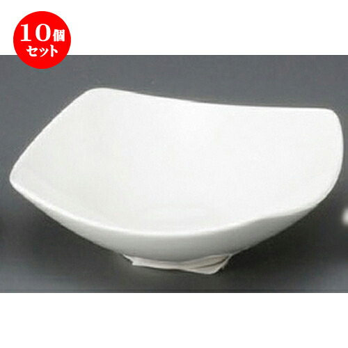 10個セット ☆ コーヒー小物 ☆ NB4.5吋スクエアボール [ 112 x 112 x 35mm ] | モダン 洋食器 業務用 飲食店 カフェ うつわ 器 おしゃれ かわいい ギフト プレゼント 引き出物 誕生日 贈り物 贈答品 自宅用 小物 卓上 カトラリー 食器セット