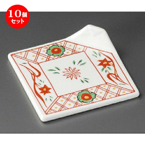 10個セット☆ 松花堂 ☆ 万歴角折皿 [ 110 x 110 x 24mm ] | 弁当 小鉢 豆皿 幕ノ内 人気 おすすめ 食器 業務用 飲食店 カフェ うつわ 器 おしゃれ かわいい ギフト プレゼント 引き出物 誕生日 贈り物 贈答品 食器セット