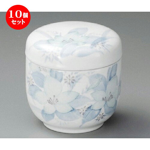 10個セット むし碗 / 津和野夏目型むし碗 [ 80 x 94mm ] | 茶碗蒸し ちゃわんむし 蒸し器 寿司屋 碗 むし碗 食器 業務用 飲食店 おしゃれ かわいい ギフト プレゼント 引き出物 誕生日 贈り物 贈答品 食器セット