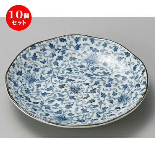 10個セット☆ 組皿 ☆ 菊唐草3.5皿 [ 120 x 25mm ] | 組皿 和皿 取り皿 取り皿 おすすめ 万能 食器 業務用 飲食店 カフェ うつわ 器 おしゃれ かわいい お洒落 可愛い ギフト プレゼント 引き出物 内祝い 結婚祝い 誕生日 贈り物 贈答品 食器セット