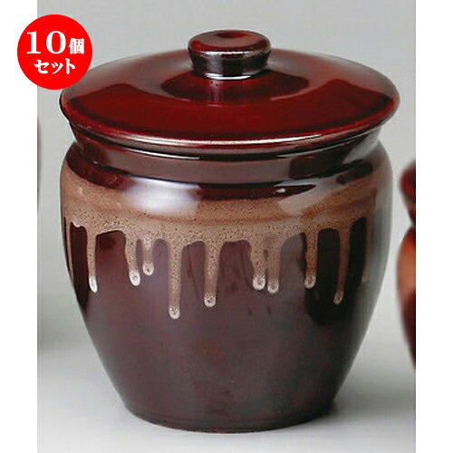 10個セット☆ 蓋付カメ ☆ 茶4号カメ [ 115 x 130mm･640cc ] | 人気 おすすめ 食器 洋食器 業務用 飲食店 カフェ うつわ 器 おしゃれ かわいい ギフト プレゼント 誕生日 贈答品 食器セット 食器セット